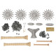 ACCESSORI IN METALLO PER ROBERT E.LEE