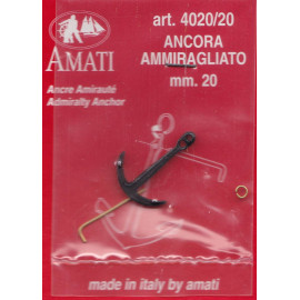AMATI ANCORA AMMIRAGLIATO 4020/40 MODELLISMO NAVALE AMATI ANCORA MODELLINO 40mm. 