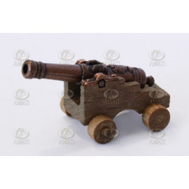 CANNONE DECORATO CON AFFUSTO 30mm