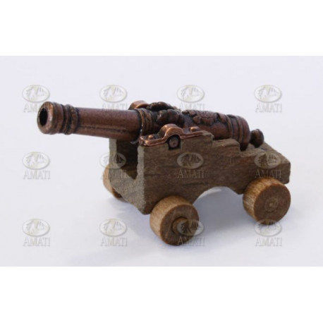 CANNONE DECORATO CON AFFUSTO 30mm