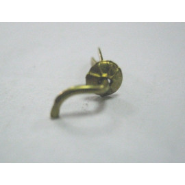 GANCIO  RICURVO IN OTTONE