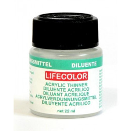 THINNER 22ML LIFECOLOR  