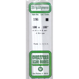STRIPS POLISTIRENE 3,2x3,2mm