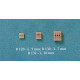 BOZZELLI IN LEGNO 3 FORI 5mm