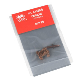 CANNONE CON AFFUSTO 20mm