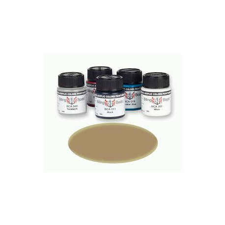Gold 22 ml Billing Boats Acryl Color