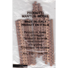 PAIOLATO IN NOCE DA MONTARE  3x62x62mm