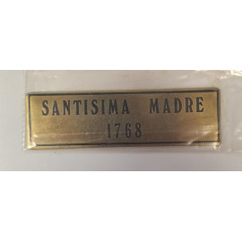 Targa SANTISIMA MADRE
