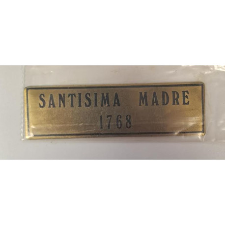 Targa SANTISIMA MADRE
