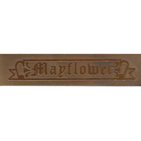 PLACCHETTA PER SPECCHIO DI POPPA MAYFLOWER
