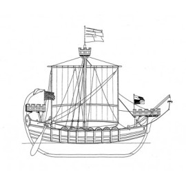 DISEGNO COSTRUTTIVO NAVE NORMANNA