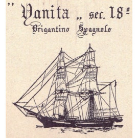 DISEGNO COSTRUTTIVO BRIGANTINO SPAGNOLO VANITA