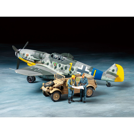 Messerschmitt Bf109 G-6 & Kubelwagen Type 82 Set