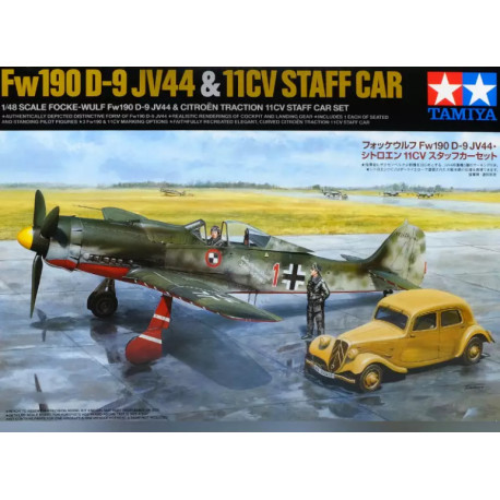 Focke-Wulf Fw190 D-9 JV44 And Citroen Traction 11CV Staff Car