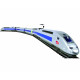 Start-set Treno veloce TGV POS con plastico H0 1:87