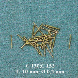 CHIODINI IN OTTONE 0,5x10mm