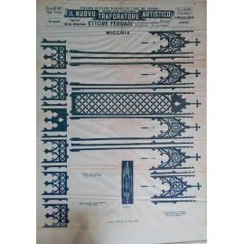 TRAFORO SU CARTA N°26 ETTORE FERRARI