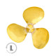 COPPIA ELICHE TRIPALA 110mm 