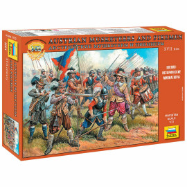 AUSTRIAN MUSKETEERS AND PIKEMEN SEC XVII 