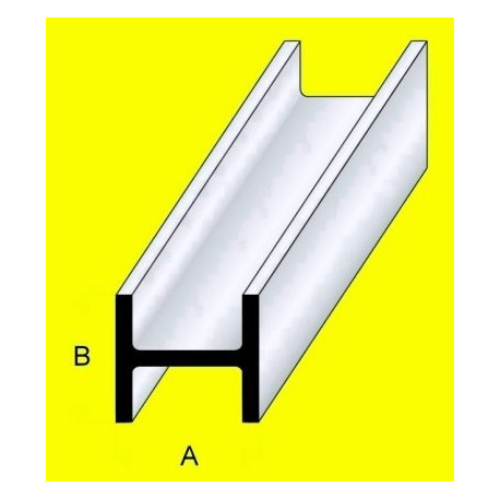 PROFILATO IN OTTONE SEZIONE A H 5x5x1000