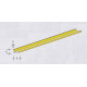 PROFILATO IN OTTONE A L 5x2x1000