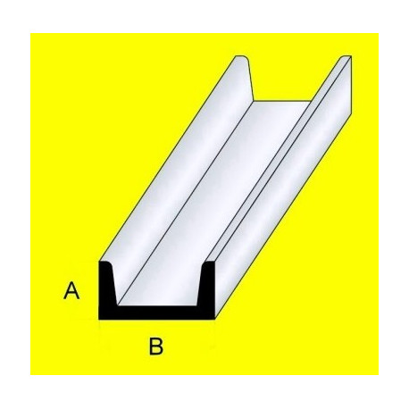 PROFILATO IN OTTONE A C 8x3x1000