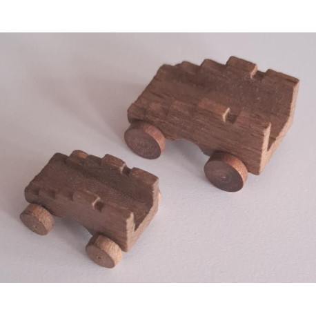 AFFUSTO PER CANNONI 16X9mm