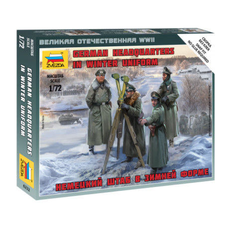 German headquarters in winter uniform