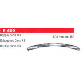 DOPPIA CURVA R3 HORNBY