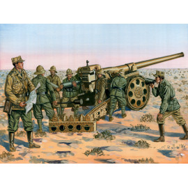 WWII: Italian Cannone da 149/40 w/crew