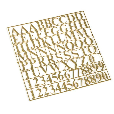 LETTERE E NUMERI 10mm