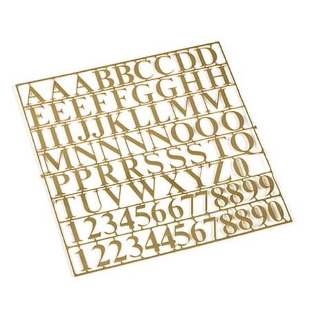 LETTERE E NUMERI 6mm