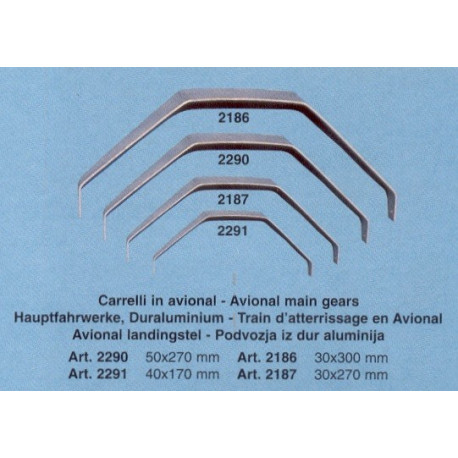 CARRELLO IN AVIONAL 50x270mm