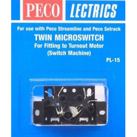 Doppio micro switch per deviatoi PECO