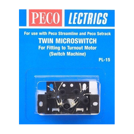 Doppio micro switch per deviatoi PECO