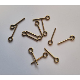 OCCHIELLI OTTONE 0,7x10mm
