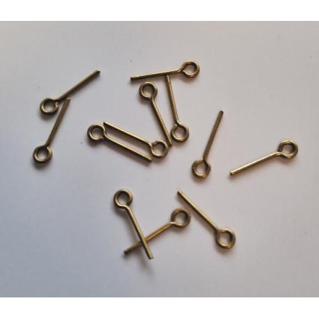 OCCHIELLI OTTONE 0,7x10mm