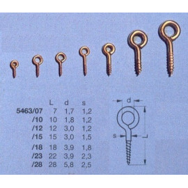 OCCHIELLO A VITE 10mm