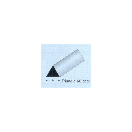 TRIANGOLO PLASTICA 60°  6x1000mm