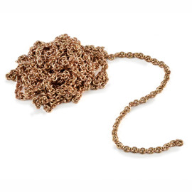 CATENA OTTONE SALDATA 2mm