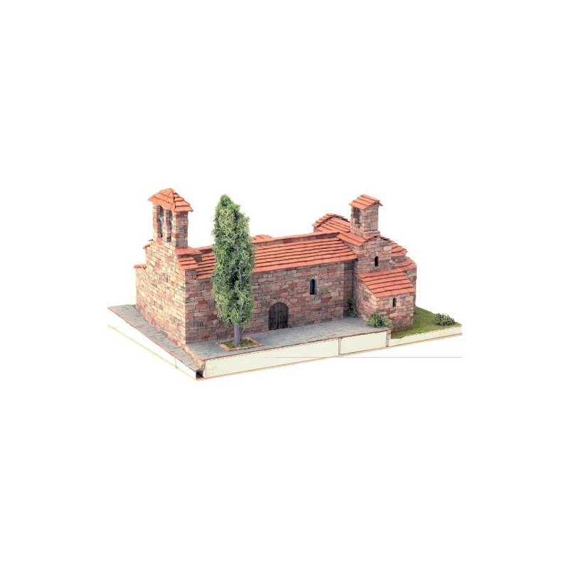 DOMUS-KITS Domus Kits40075 1:50 Scale Romanica 1 St. Pere Churche Model  (1986-Piece)